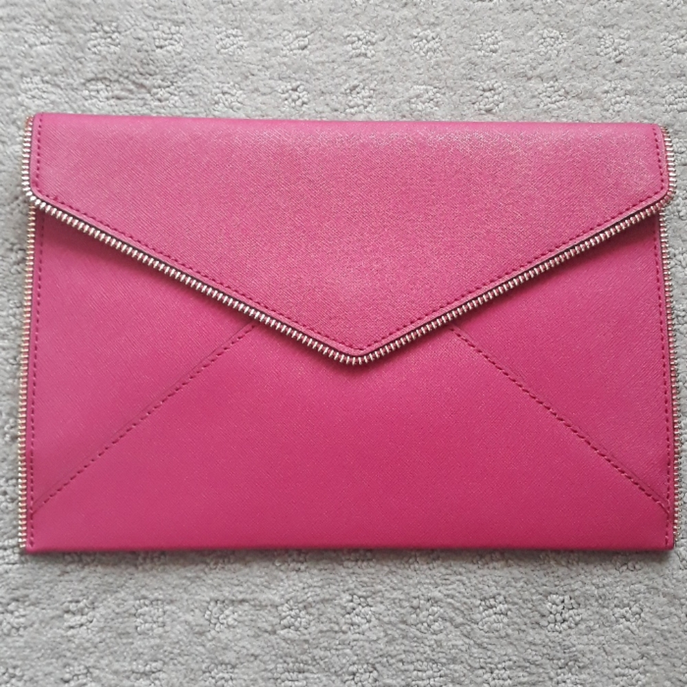 Fuschia envelope bag